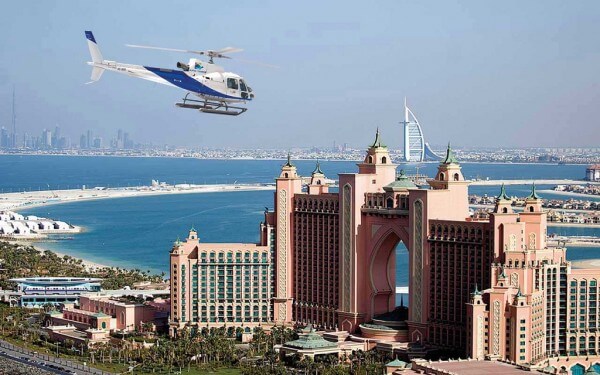 Tour hélicoptère à Dubaï