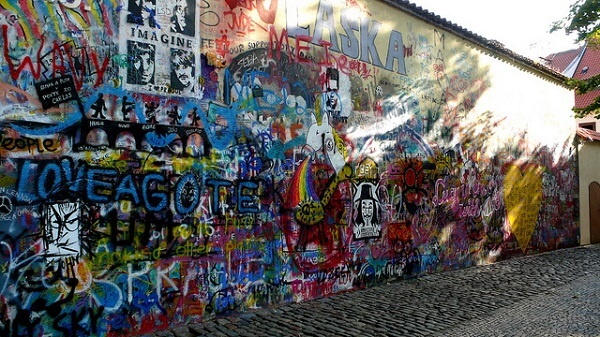 Mur John Lennon Prague