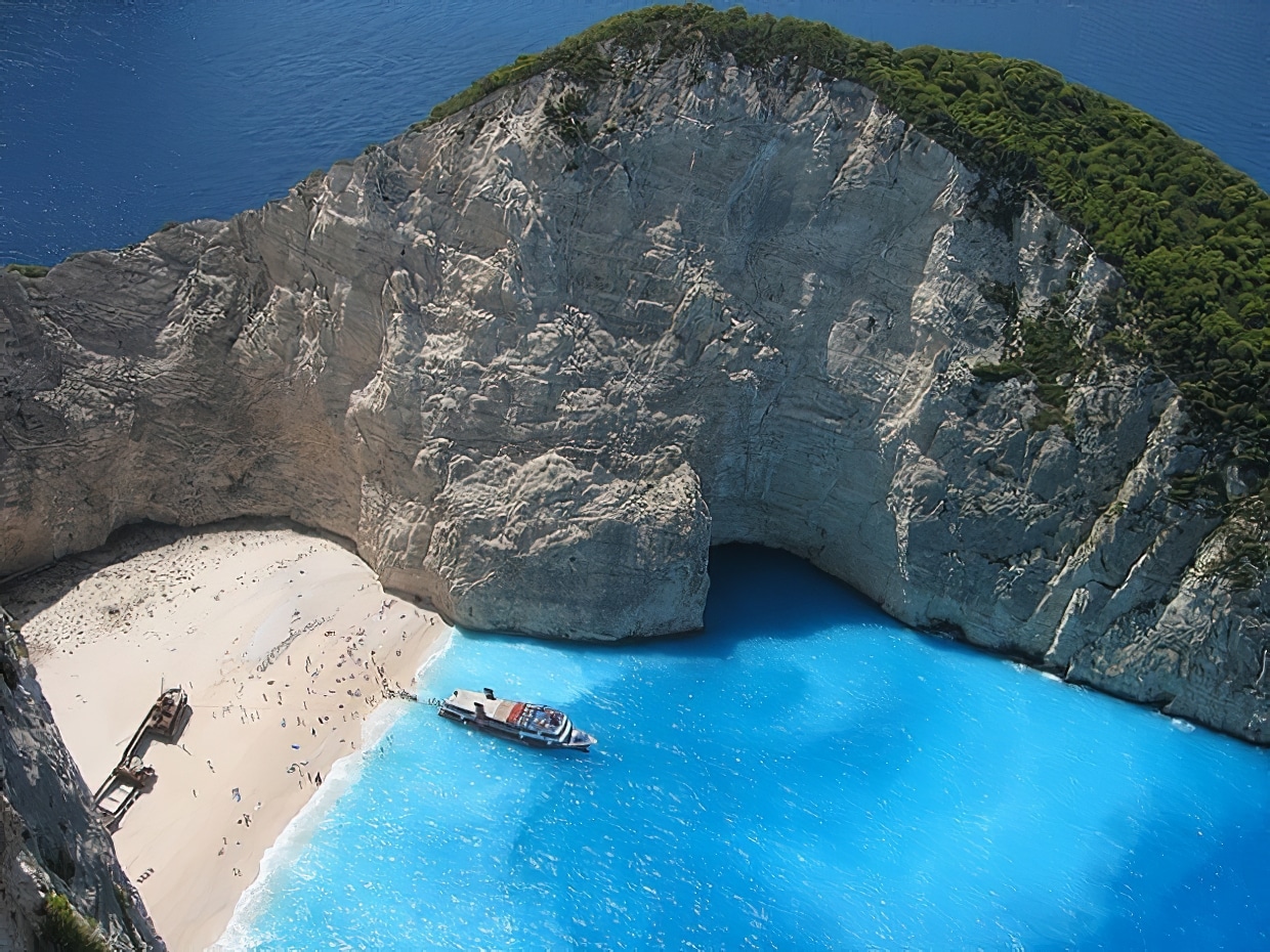 Navagio Beach Baie du Naufrage Grèce