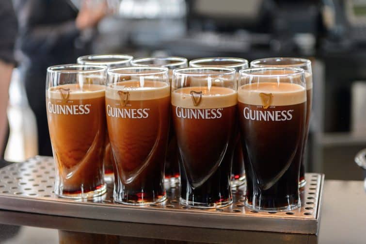 Dégustation de bières au Guinness Storehouse