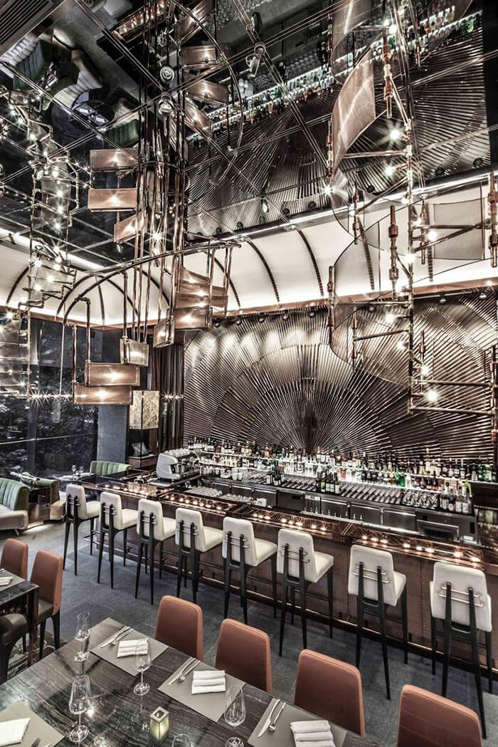 plus belle déco et plus beau design d'intérieur de bars et restaurants incroyables