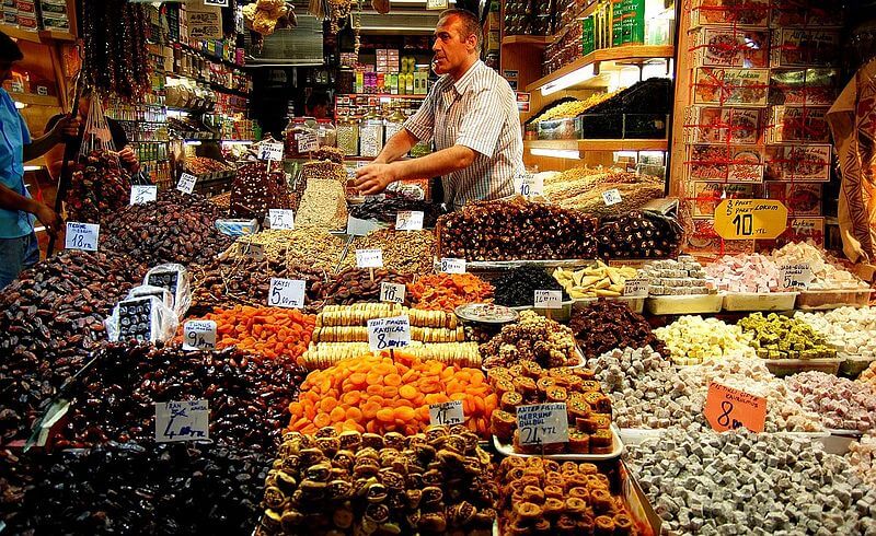 Marché aux épices, spices bazaar, Istanbul