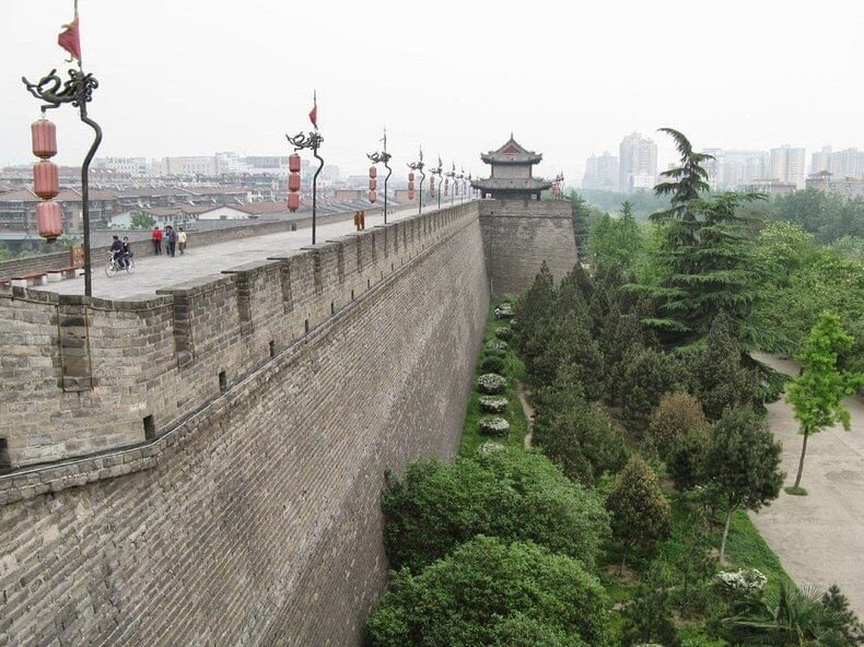 Muraille de Xi'an, cité de Xian, Chine