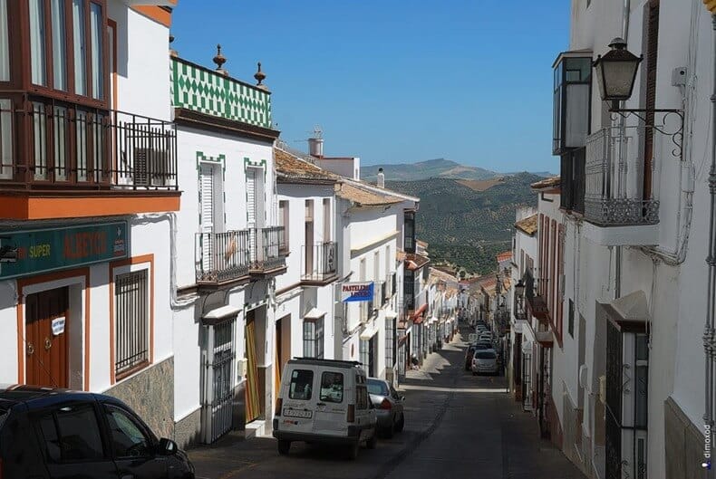 Olvera, route des villages blancs, Andalousie, Espagne