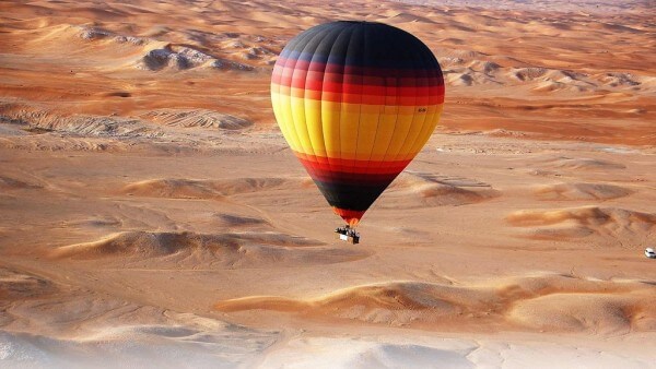 Balloon Dubaï, montgolfière désert Dubaï