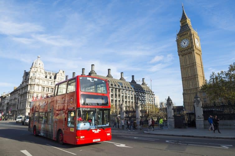 Visiter Londres - city trip carbone Europe