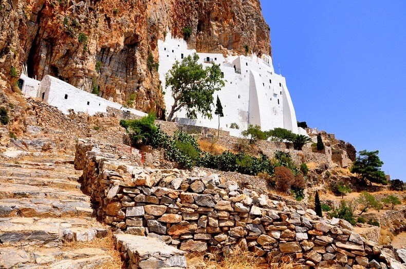 Monastère Panagia Hozoviotissa, Amorgos, Grèce