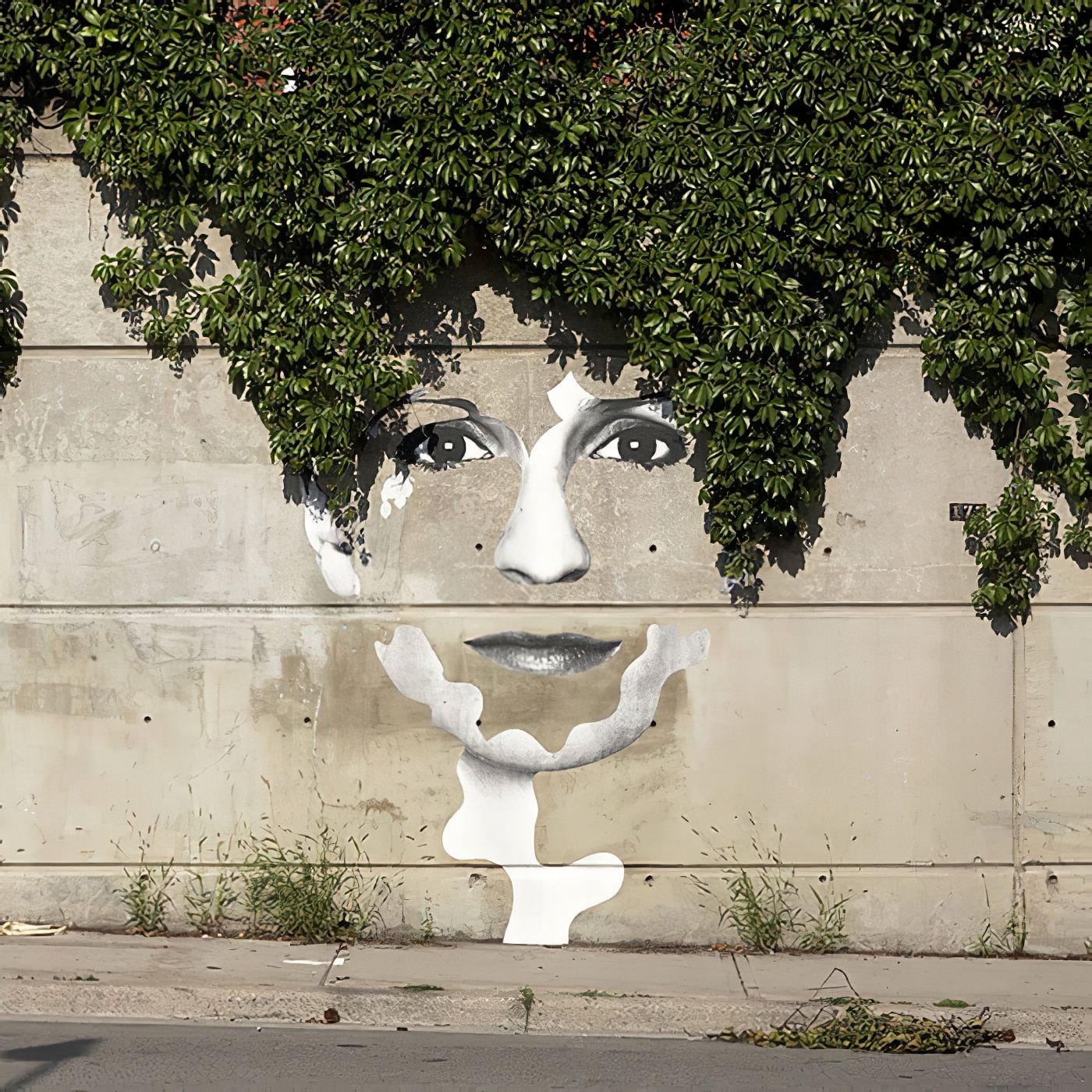 Street-art en interaction avec la nature et l'environnement