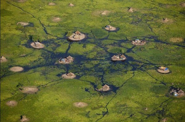 Les marais impénétrables du Sudd au Sud Soudan