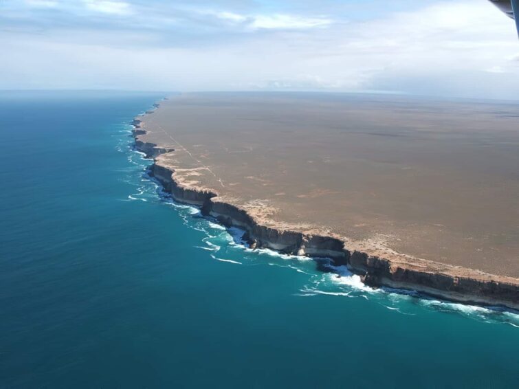 Bunda Cliffs, falaises de Bunda, en Australie