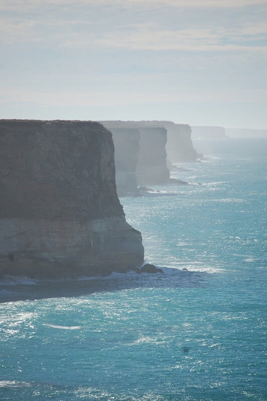 Bunda Cliffs, falaises de Bunda, en Australie