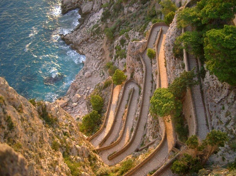 Via Krupp Capri, Italie