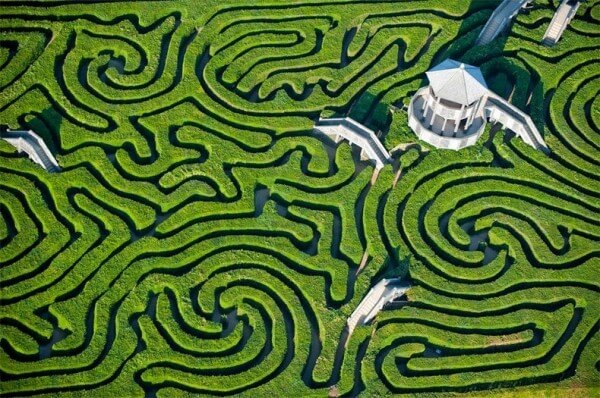 Le labyrinthe végétal de Longleat