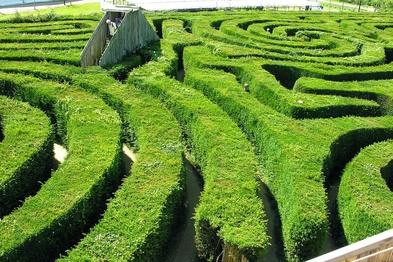 Longleat Hedge Maze, labyrinthe de Longleat