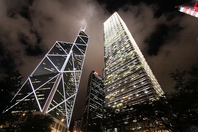 Tour de la Bank of China à Hong Kong
