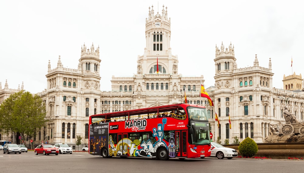bus madrid visites guidées à Madrid