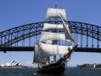 Croisière dans la baie de Sydney, à bord d'un voilier datant de 1850