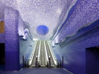 Station de métro Toledo, Naples, galerie d'art Italie