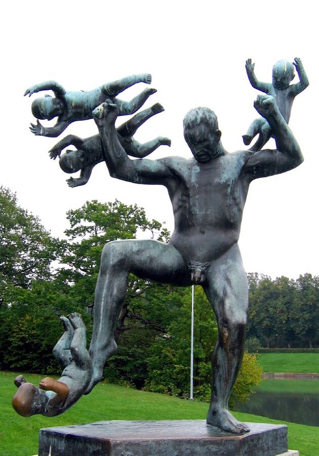 Statues et sculptures dans le Parc Vigeland, Oslo