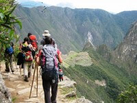 Trek sur le Chemin de l'Inca, Machu Picchu, Pérou