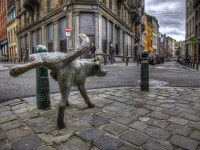 Zinneke-Pis Bruxelles Statue qui pisse