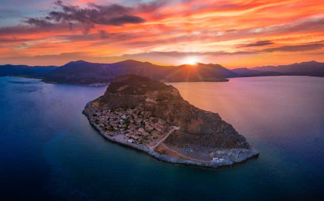Monemvasia et son rocher, le Gibraltar grec