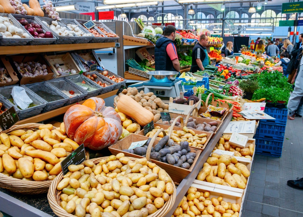 Stand au marché de Wazemmes, Lille