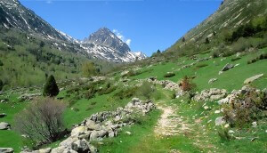 Vue panoramique sur les montagnes d'Andorre