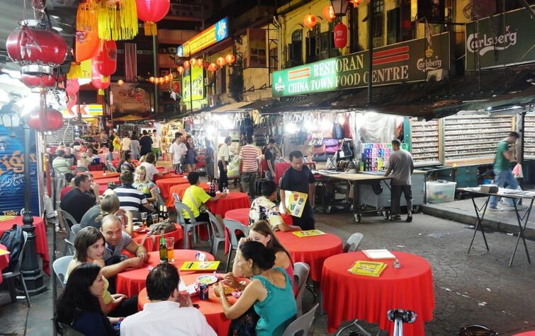 vue de Chinatown à Kuala Lumpur