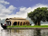 Backwaters, bateaux Kerala, Inde