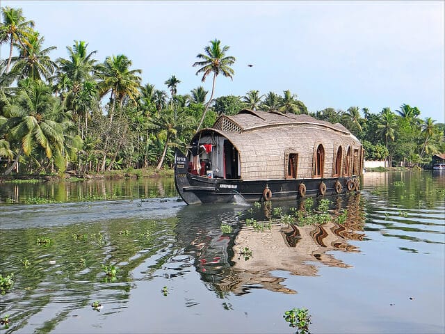 Backwaters, bateaux Kerala, Inde