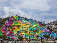 street-art, fresque, pachuca, palmitas, mexique