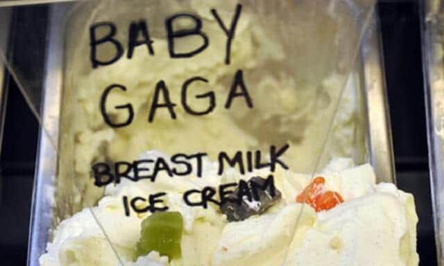 baby gaga, glace, Londres