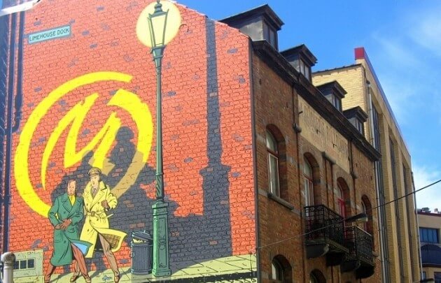 Le parcours BD de Bruxelles, une promenade au fil des fresques murales