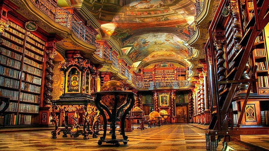 Clementinum, bibliothèque, Prague