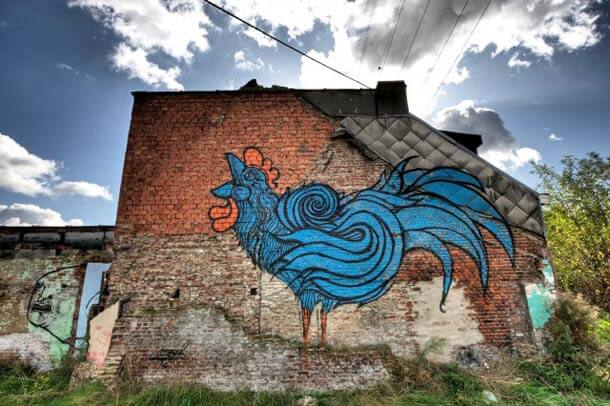 Doel, street-art, Belgique