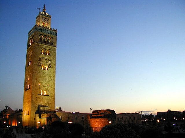 mosquée Koutoubia, Marrakech