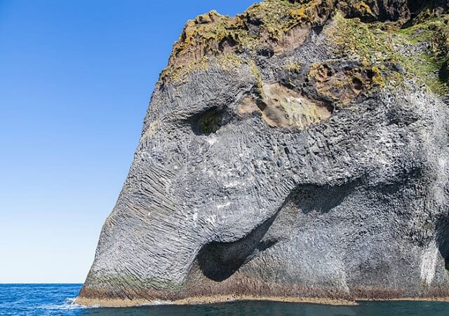 Elephant rock, Heimaey, Islande