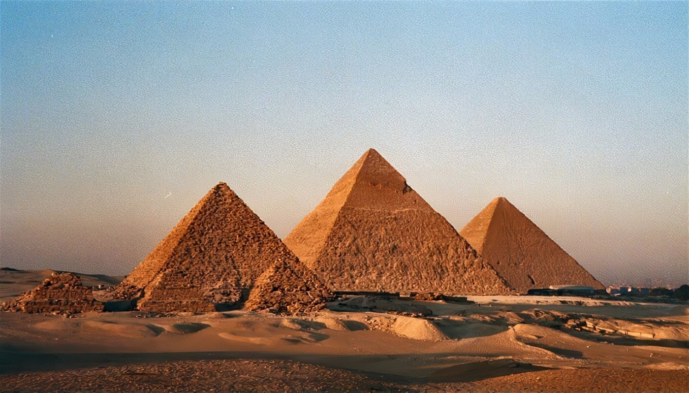 Pyramides, Gizeh, Egypte