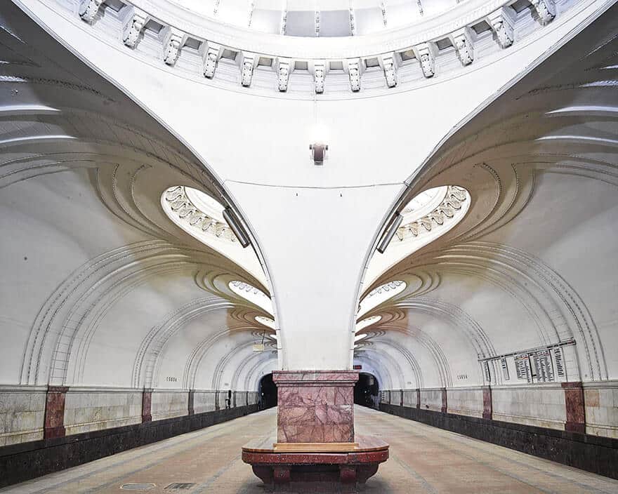 station de métro à Moscou, David Burdeny