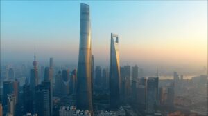 Ascenseurs les plus rapides du monde à la Shanghai Tower