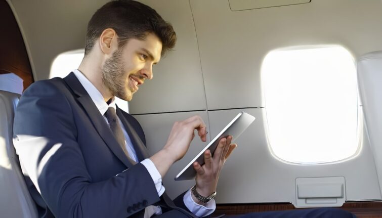 internet en Wi-Fi à bord d'un avion