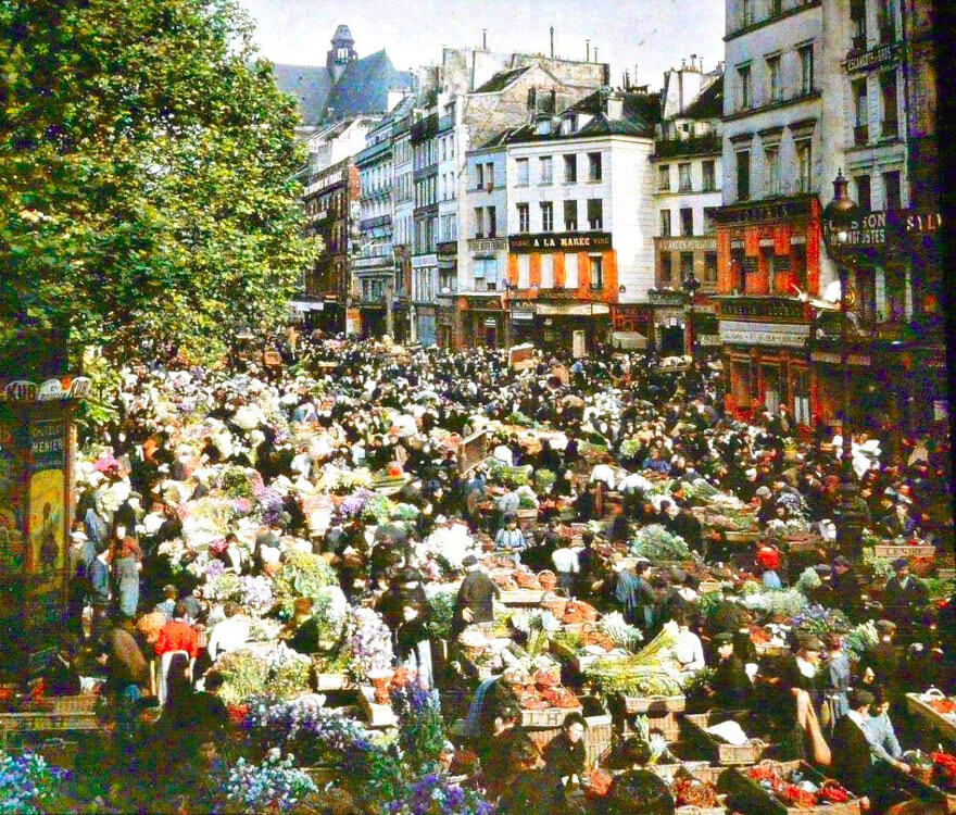 photos vintage en couleurs de Paris, Albert Kahn