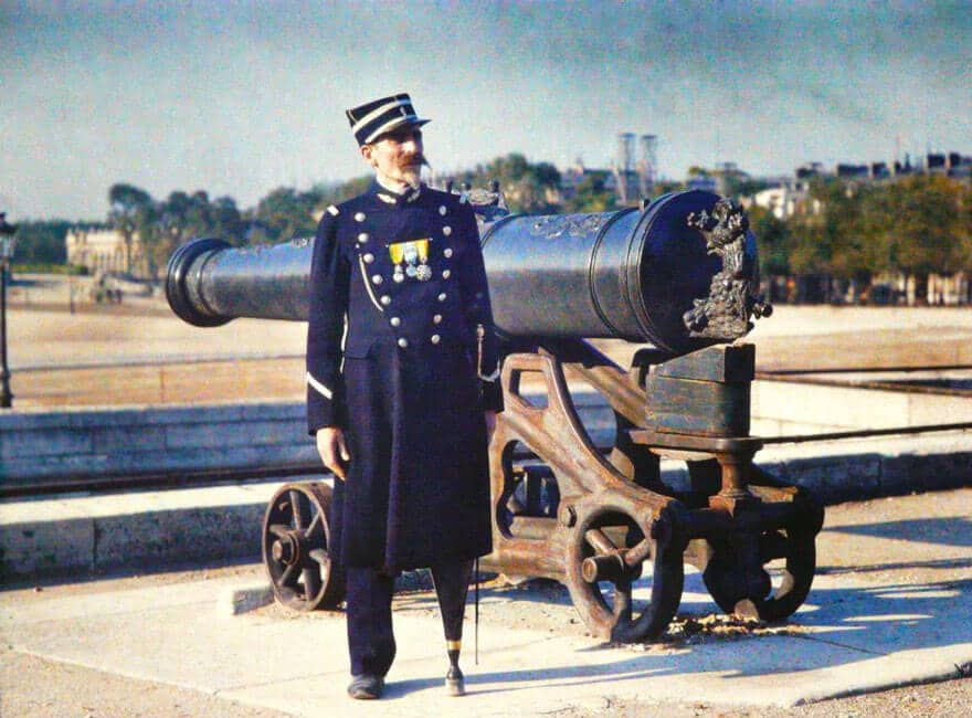 vintage color photos of Paris, Albert Kahn