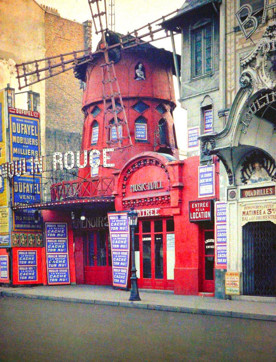 vintage color photos of Paris, Albert Kahn