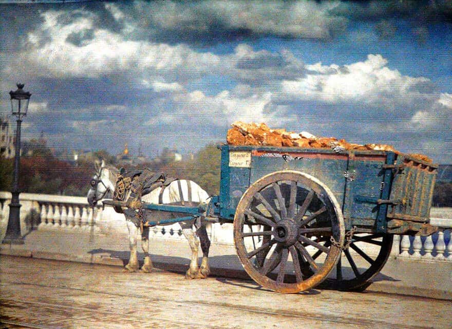 photos vintage en couleurs de Paris, Albert Kahn