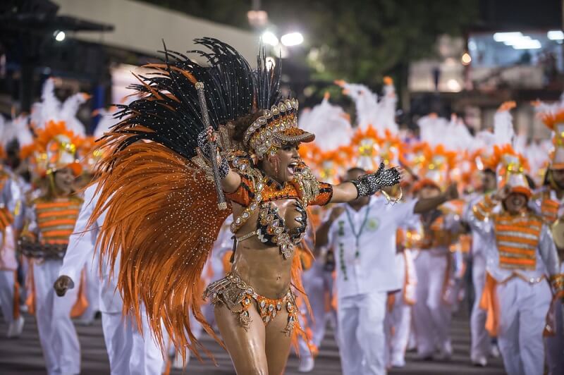 Carnaval de Rio, défilé, sambodrome