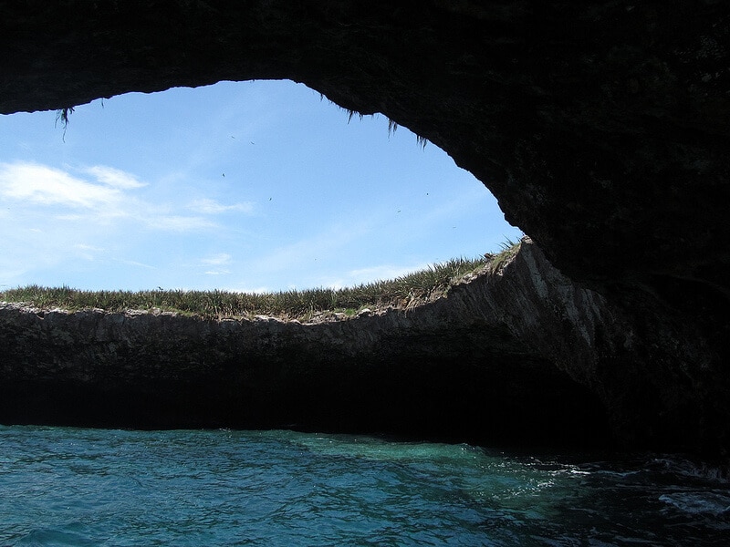 Plage cachée dans les îles Marieta, au Mexique