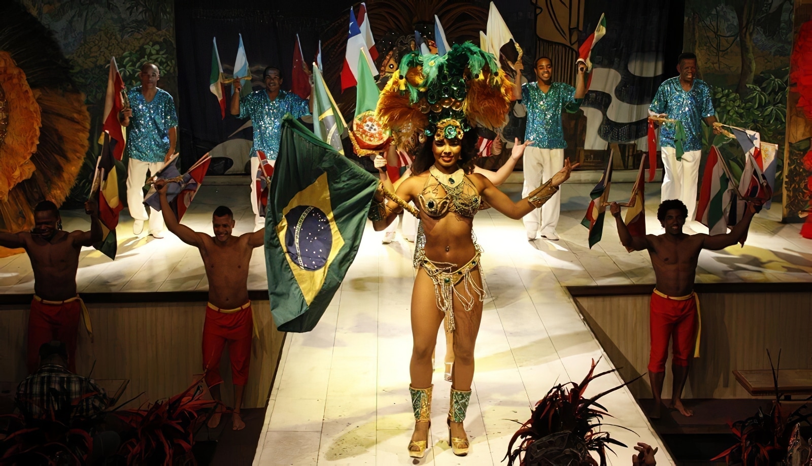 Spectacle de samba au Plataforma à Rio