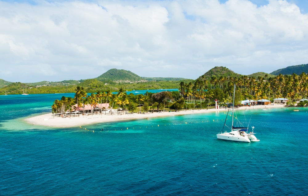 Une balade en bateau en Martinique